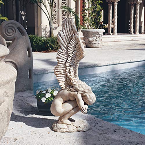 Design Toscano Remembrance and Redemption Angel Religious Indoor/Outdoor - style: LARGE REMEMBRANCE AND REDEMPTION