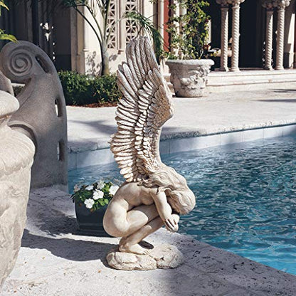 Design Toscano Remembrance and Redemption Angel Religious Indoor/Outdoor - style: LARGE REMEMBRANCE AND REDEMPTION