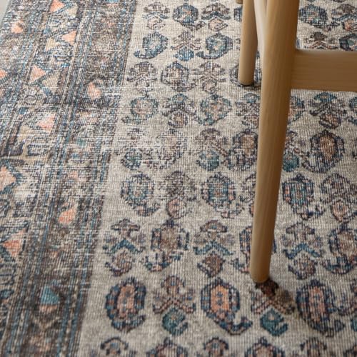 Humble Cypress 2’6" x 10’ Ivory Cream Runner Rug - Persian-inspired design - size: 2'6" x 10' (Rectangular)