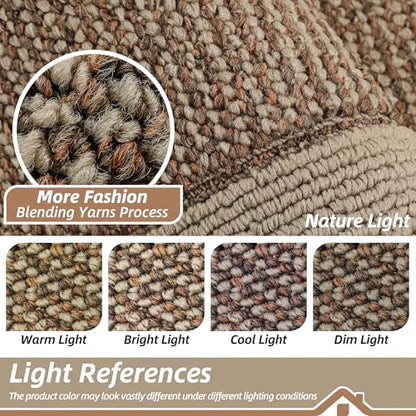 BEQHAUSE Kitchen Runner Rug 24"x96", Non Slip Kitchen Mat Washable, Taupe - color: Taupe, size: 24" X 96" (Rectangular)