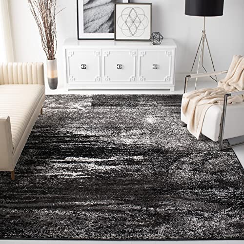 SAFAVIEH Adirondack Runner Rug 2'1"x8', Modern Silver & Black ADR112A - color: Silver/Black, size: 2'1" x 8' (Runner)