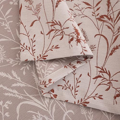 BGment Terracotta Linen Curtains for Living Room 63 Inches Long - color: Terracotta, size: 52"W x 63"L (Pack of 2)