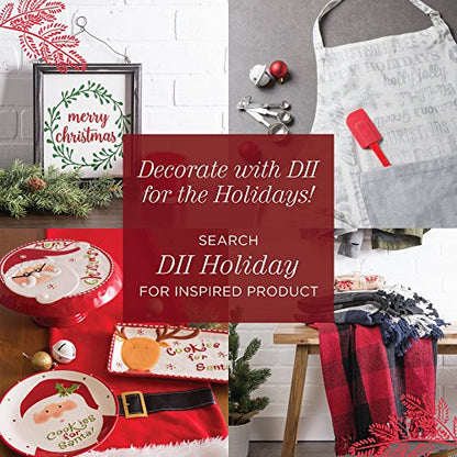 DII 100% Jute/Burlap Rustic Weave Placemats, Set, 13x19 inch Tango Red - color: Solid Tango Red, size: Placemat Set, 13x19"