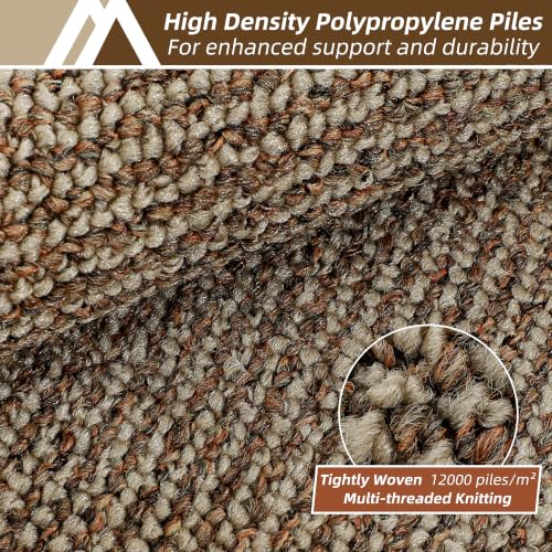 COSY HOMEER Half Moon Kitchen Rug Non-Slip Washable Kitchen Sink Mat - color: Beige, size: 17" × 48" (Semicircular)