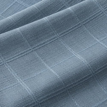 Linen Checked Placemats Set of 4, Blue Rustic Place Mats 12x18 Inch - color: Blue, size: 12×18 Inch (Set of 4)