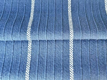 SanVia Designer Cotton Throw Pillow Covers 20x20 for Nooks, Beds & Sofas - color: Indigo Blue, size: 20" x 20" (Pack of 1)