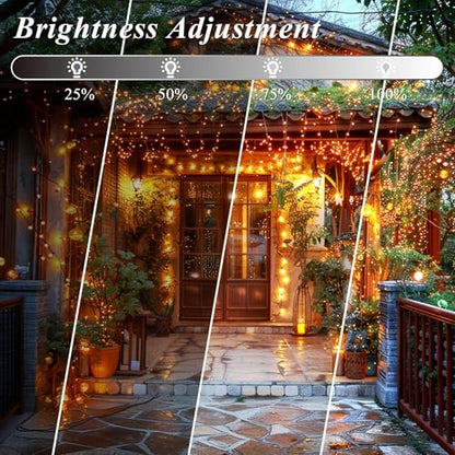 LitHome Color Changing Christmas String Lights Connectable, 66Ft 200 LED - color: Clear Wire, size: 200LED / 66FT