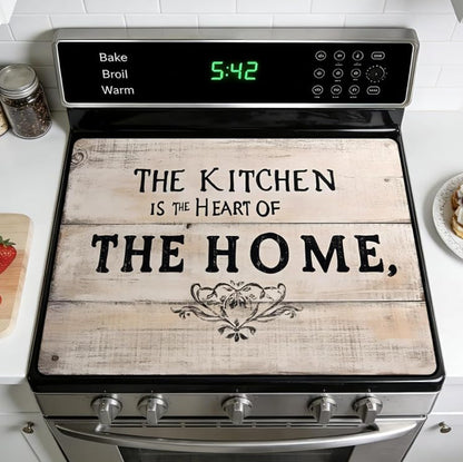 Stove Top Cover for Electric Stoves: All-in-One Heat-Resistant Protector Mat, Non-Slip Kitchen Counter Mat 28''x20'' - color: G254447