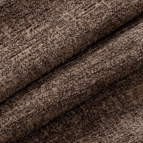 MIULEE Fall Couch Pillow Covers Textured Chenille 18x18 Brown - color: Brown, size: 18" x 18" (Pack of 2)