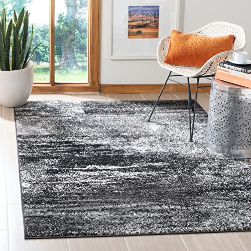SAFAVIEH Adirondack Runner Rug 2'1"x8', Modern Silver & Black ADR112A - color: Silver/Black, size: 2'1" x 8' (Runner)
