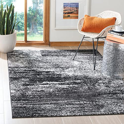 SAFAVIEH Adirondack Runner Rug 2'1"x8', Modern Silver & Black ADR112A - color: Silver/Black, size: 2'1" x 8' (Runner)