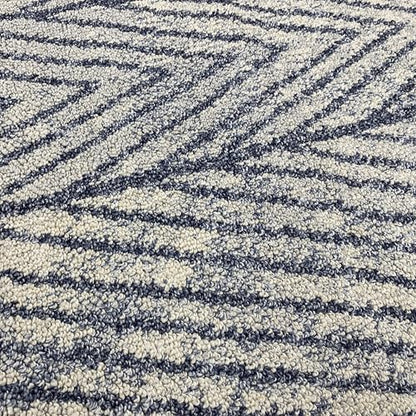 LUXE WEAVERS Blue 2x8 Geometric Area Rug - color: Blue, size: 2' x 8' (Runner)