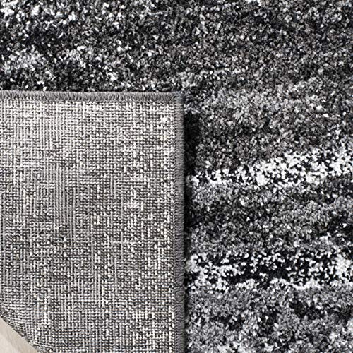 SAFAVIEH Adirondack Runner Rug 2'1"x6', Modern Silver & Black ADR112A - color: Silver/Black, size: 2'1" x 6' (Runner)