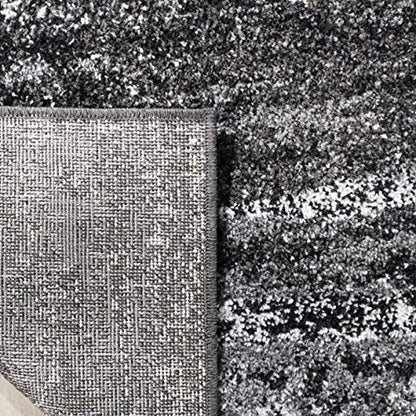 SAFAVIEH Adirondack Runner Rug 2'1"x6', Modern Silver & Black ADR112A - color: Silver/Black, size: 2'1" x 6' (Runner)
