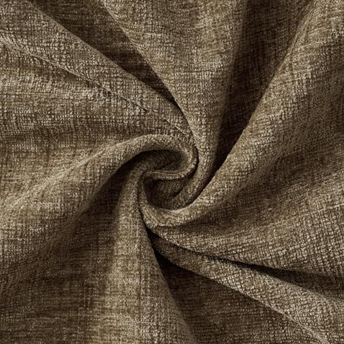MIULEE Soft Chenille Fall Throw Pillow Covers Coffee 16x16 Inch Pack of 2 - color: Coffee, size: 16" x 16" (Pack of 2)