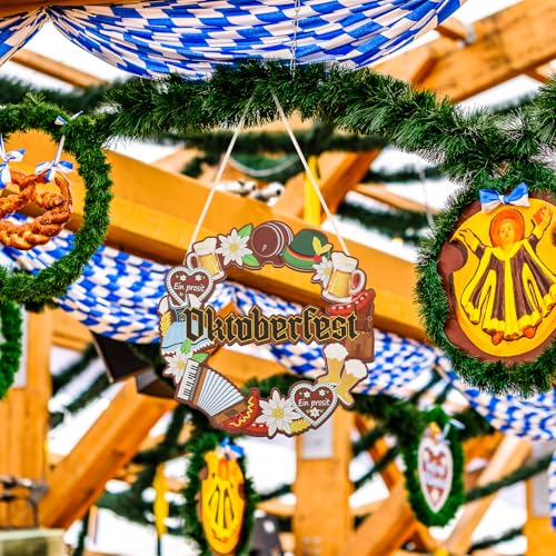 COCHIE Oktoberfest Decorations German Beer October Fest Welcome Sign Decor - style: Oktoberfest