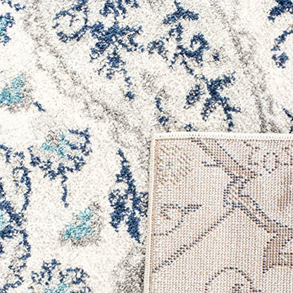 SAFAVIEH Madison Collection Accent Rug - 2'3" x 4', Cream & Light Grey, Glam Paisley Design, Non-Shedding & Easy Care, Ideal for High Traffic Areas in Entryway, Living Room, Bedroom (MAD600C) - color: Cream/Light Grey, size: 2'3" x 4' (Rectangular)