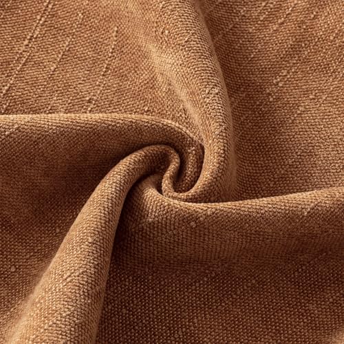 ANRODUO Euro Decorative Textured Pillow Covers 26x26 Inch Bronze Pack of 2 - color: Bronze, size: 26" x 26" (Pack of 2)