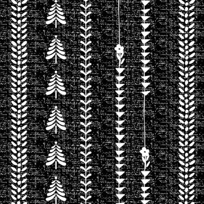 MEETSKY Boho Black 95% Blackout Bedroom Curtains 50Wx72L,2 Panels - color: Black, size: 50"W x 72"L (Pack of 2)