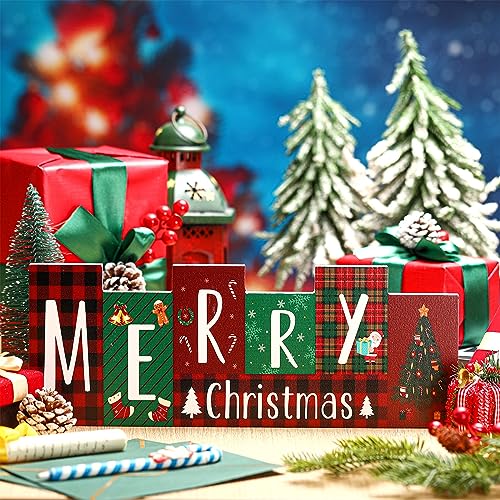 Hello Winter and Merry Christmas Wooden Sign Office Home Decor - style: Santa Claus