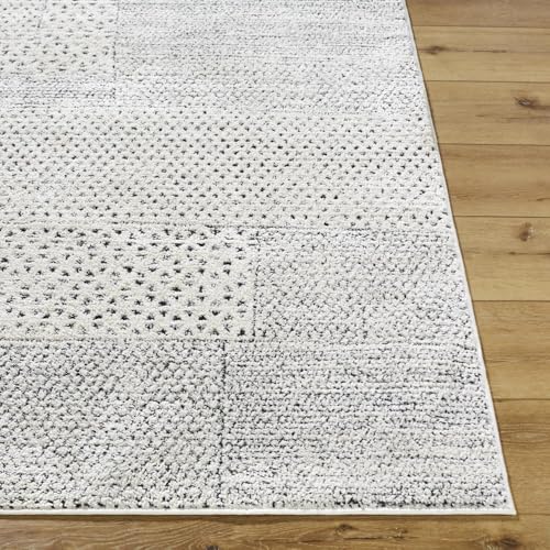 Livabliss x Galey Alix Architect III Modern Geometric Area Rug, 6'7" x 9' (7' x 9'), Gray/Black - color: Gray/Black, size: 6'7" x 9' (Rectangular)