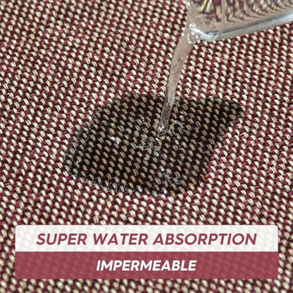 Artoid Mode Non-Slip Red Kitchen Rugs and Mats Set of 2-17x29 + 17x47 - color: Red, size: 17" x 29" /17" x 47"