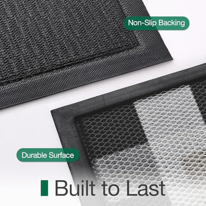 LUMI Outside Welcome Door Mat 32x47, Non-Slip Durable Rubber Easy Clean - color: Sweet Home, size: 32"x47"