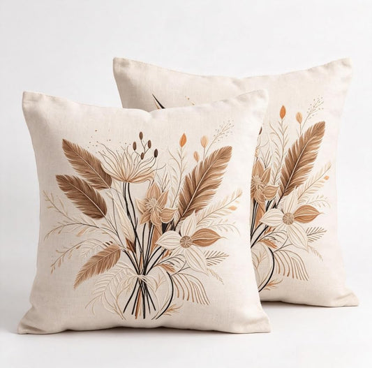 18x18 Inch Neutral Boho Throw Pillow Covers Set of 2 - color: A20011, size: 18" x 18" (Pack of 2)