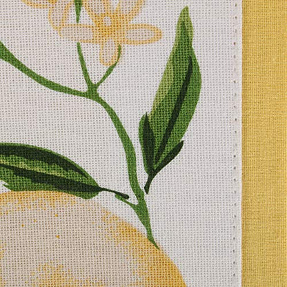 DII Lemon Bliss Tabletop Collection, Placemat Set, 6 Piece - size: Placemat Set