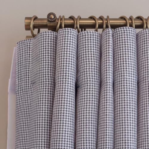 LEIFIDE 4 Pack Curtain Rod Finials Curtain Rod End Cap Finials for Curtains Rods of 7/8 and 1 Inch Diameter (Gold) - color: Gold