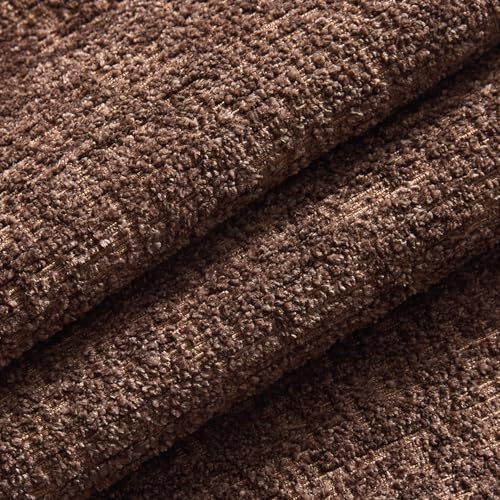 MIULEE Fall Couch Pillow Covers Textured Chenille 18x18 Beaver Fur - color: Beaver Fur, size: 18" x 18" (Pack of 2)