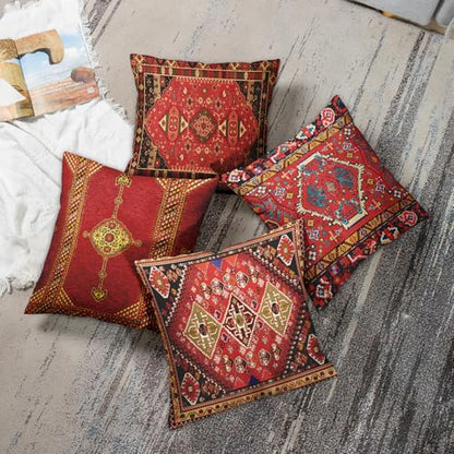 Britimes Throw Pillow Covers Set of 4, 18 x 18 Inch, Moroccan - size: 18" x 18" (Pack of 4)