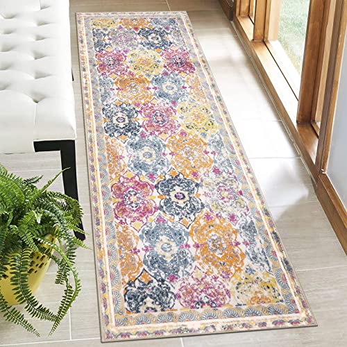Vaukki Hallway Runner 2x6 ft, Colorful Vintage Shaggy Soft Kitchen Rug - color: Colorful, size: 2' x 6'(Runner)