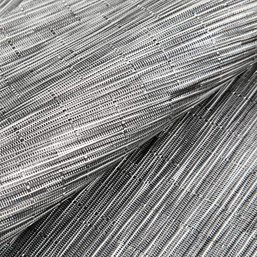SHACOS Round Table Placemats Set of 4 Wedge Placemats Heat Resistant Woven Vinyl Table Mats Wipe Clean (4, Silver Gray) - color: Silver Gray