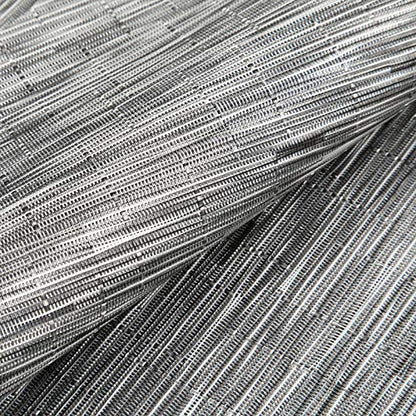 SHACOS Round Table Placemats Set of 4 Wedge Placemats Heat Resistant Woven Vinyl Table Mats Wipe Clean (4, Silver Gray) - color: Silver Gray