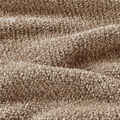 CozeCube Reversible Knitted Throw Blanket, Brown White Melange 50"x60" - color: M-dark Brown, size: 50"x60"