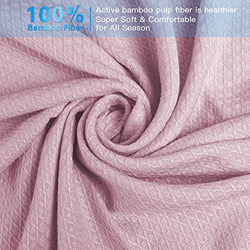 AmyHomie Cooling Blanket 59"x79", 100% Rayon Derived from Bamboo - color: Light Purple, size: 59" x 79"