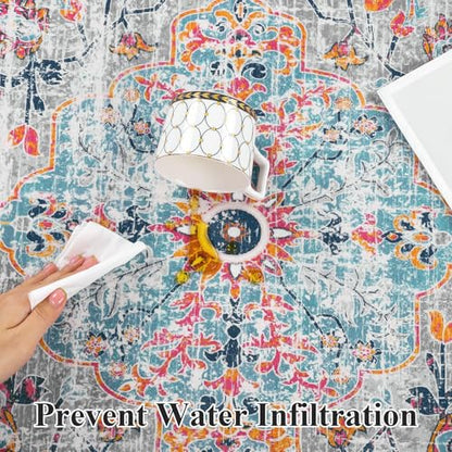 Pauwer Hallway Runner Rug 2x5, Washable Non Slip Kitchen Runner, Grey Multi - color: Grey Multi, size: 2' x 5' (Runner)