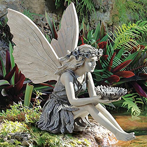 Outdoor Garden Fairy Statue Ornaments, Realistic Angel Sculpture Figurines