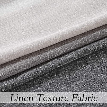 Central Park Ombre Semi Sheer Curtain, Cream White to Gray, 50" Wx63 Lx2 - color: Grey, size: 50"W x 63"L (Pack of 2)