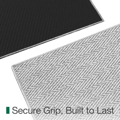 LUMI Ultra Thin Runner Rug for Hallway 2'4"x12', Entryway Rug, Light Gray - color: Gray - Light, size: 2'4" x 12' (28"x144")