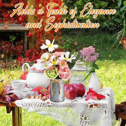 4.33 Inch Mini Vase Wedding Table Centerpieces,Iron Color,12 Pcs - color: Iron Color