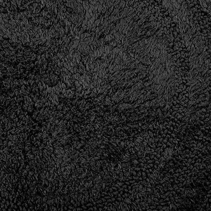 DII Crochet Collection Reversible Bath Mat, Small Oval, 17x24, Black - color: Black, size: 1'5" x 2' (Oval)