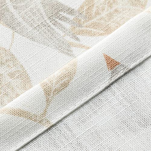 VOGOL Birds & Leaves Print Curtains, Rod Pocket Drapes, 42 x 45, 2 Panels - color: Birds, size: 42"W x 45"L (Pack of 2)