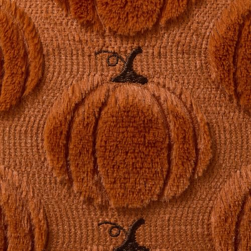 DFXSZ Fall Pillow Covers 20x20 Set of 2 Rust Pumpkin Embroidery - color: Rust, size: 20" x 20" (Pack of 2)