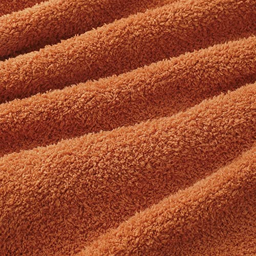bearberry Knit Throw Blanket 50x60 Caramel Super Soft Plush for Couch - color: Caramel, size: Throw(50″x60″)