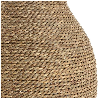 Deco 79 Seagrass Vase, Vase 12" x 12" x 31", Brown - size: 12" x 12" x 31"