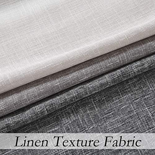 Central Park Ombre Semi Sheer Curtain, Cream White to Grey, 50" Wx108 Lx2 - color: Grey, size: 50"W x 108"L (Pack of 2)