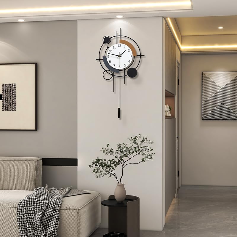 Large Wall Clocks for Living Room Decor Modern Silent Wall Clock - size: 14*23 inch