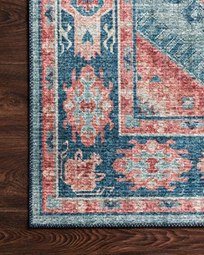 Loloi Skye Turquoise/Terracotta 2'-3" x 3'-9" Accent Rug - color: Turquoise / Terracotta, size: 2'3" x 3'9" (Rectangular)
